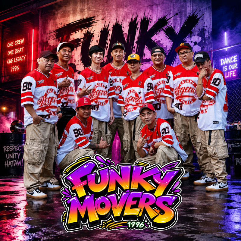 <h1>WALL OF LEGENDS</h1>

<h2>FUNKY MOVERS</h2>
<h2>Year Est.: 1996</h2>
<h2>Bagong Silang, North Caloocan City</h2>

