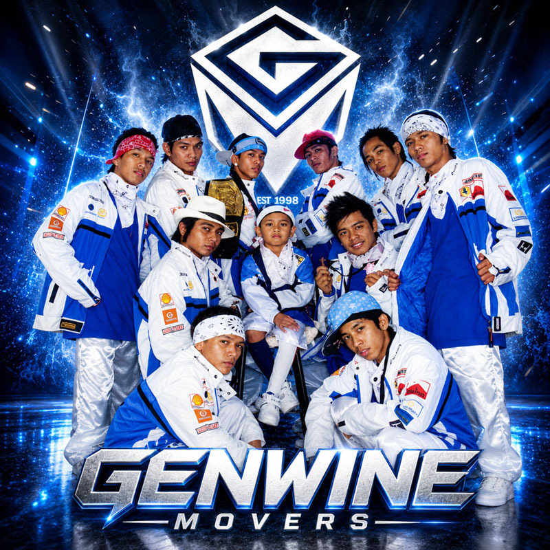 <h1>WALL OF LEGENDS</h1>

<h2>GENWINE MOVERS</h2>
<h2>Year Est.: 1998</h2>
<h2>Mandaluyong City</h2>

